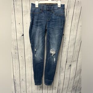 Judy Blue Pull On Skinny Distressed Size 0/24